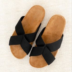 Jenni Kayne Cotton Crossover Sandal